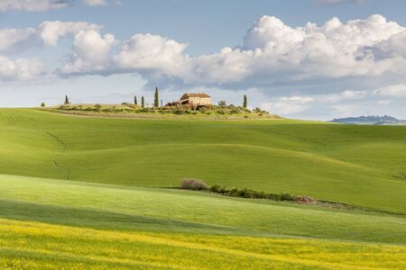 Toscany, Italy - typical landscape. Spring time.の写真素材