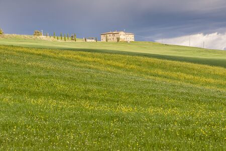 Toscany, Italy - typical landscape. Spring time.の写真素材