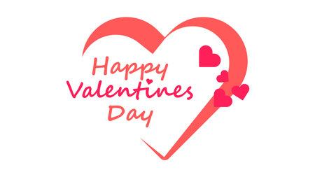 Happy valentine's day Vactor, Tihs love day wish happy valentine's day to your loved one.のイラスト素材