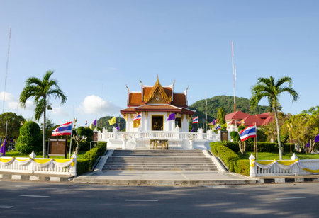 Landmarks Phatthalung It is the sacred worship.の写真素材