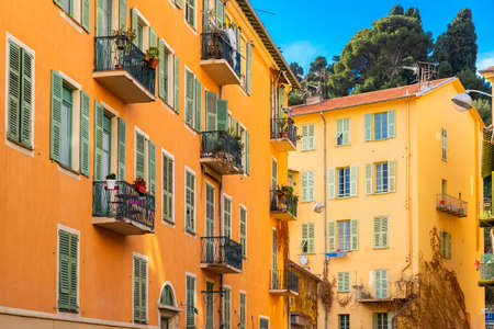 beautiful building in Nice, Franceの写真素材