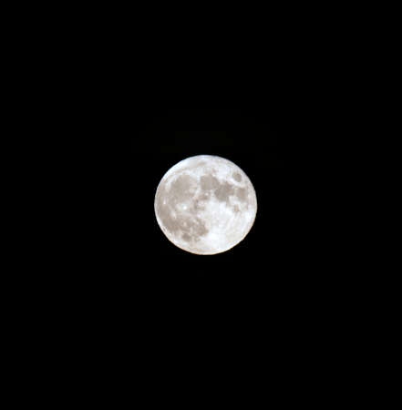 A super moon in the skyの写真素材
