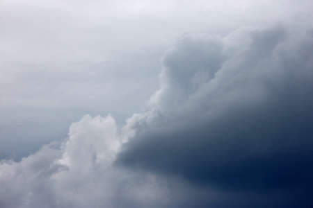 a blue sky with cloudsの写真素材