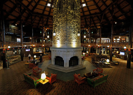 Montebello, Quebec: The Fairmont ChÃ¢teau Montebelloのeditorial素材