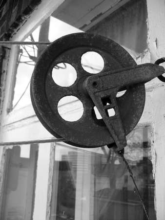 clothesline outsideの写真素材