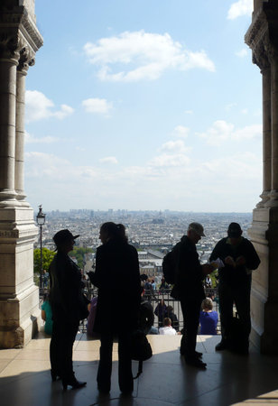 Paris, France: Paris seen from the Butte de Montmartre