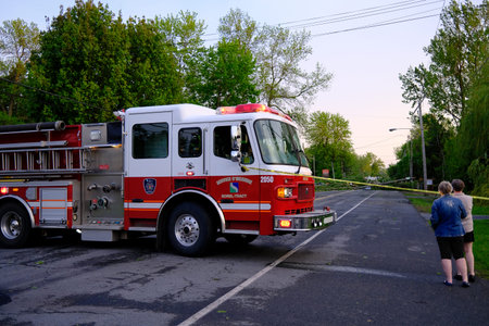 a fire truck from the city of Sorel-Tracy