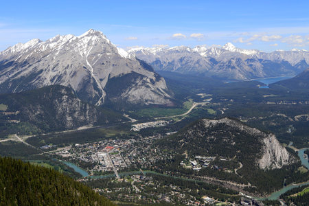 The Canadian Rocky Mountains in Banff