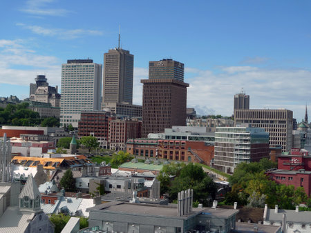 Quebec City Skyline.のeditorial素材