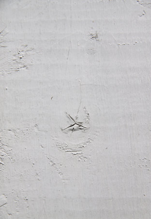 Wooden texture with scratches and cracks. Can be used as backgroundの写真素材