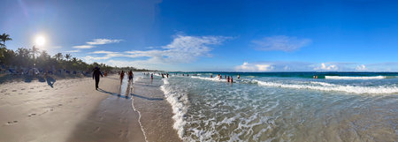 Panoramic view of Punta Cana Beach