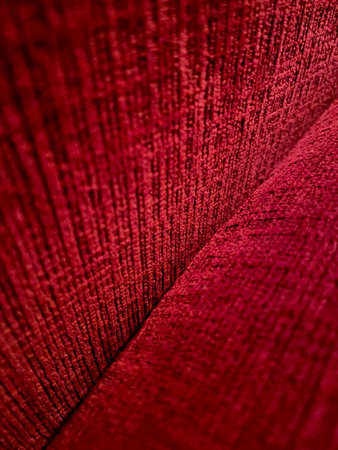Red fabric texture. Abstract background and texture for design and ideas.の写真素材