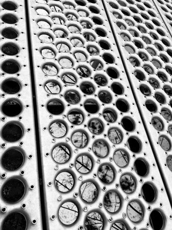 abstract of metal texture for background used. Black and white.