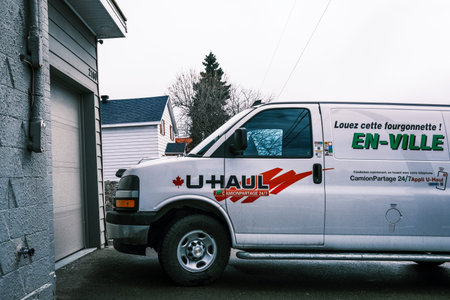 Uhaul truck rental in Quebec.