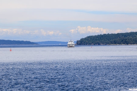 Beautiful landscape of the Pacific Ocean in Vancouver, British Columbia, Canadaの写真素材