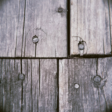 Wooden planks background. Texture of old wooden planks.の写真素材