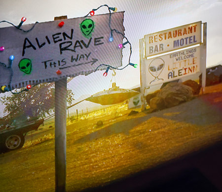 TV show about Area 51 and the Alien Rave.