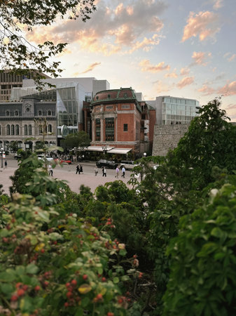Le Capitole, a hotel complex in the heart of Old Quebecのeditorial素材