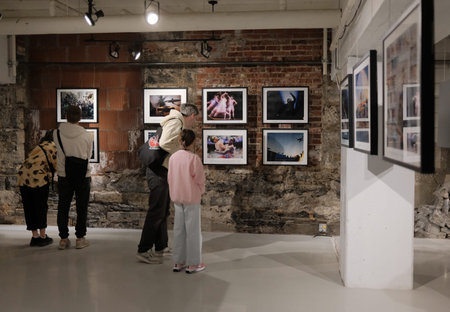 Detail of the photo exhibition of the Antoine-Desilets awards of the Professional Federation of...