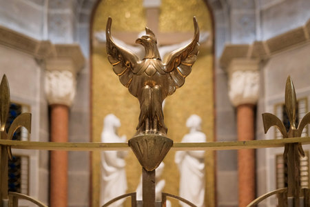 Detail of the interior of the Basilica.の写真素材