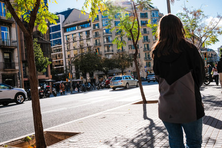 Street view of Barcelona, Spain