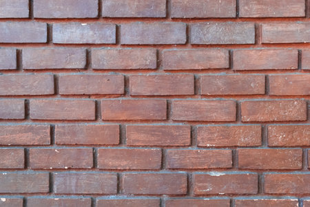 Old red brick wall texture background