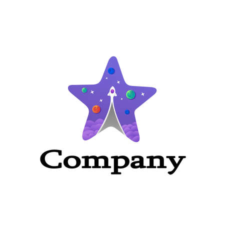 Star logo designのイラスト素材