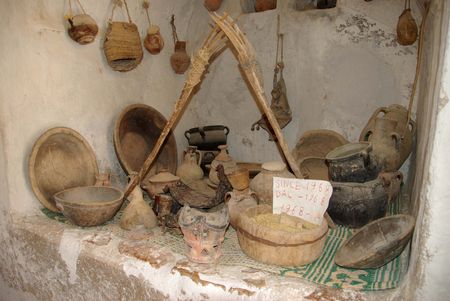 Berber granary, Libyaの写真素材
