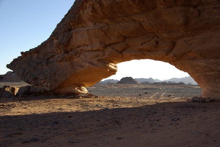 Arch in Libyaの写真素材