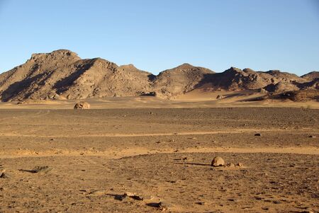 Desert in Libyaの写真素材
