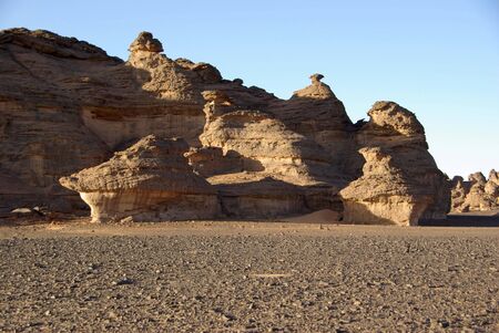Rocks in Libyaの写真素材