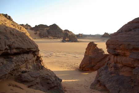 Desert in Libyaの写真素材