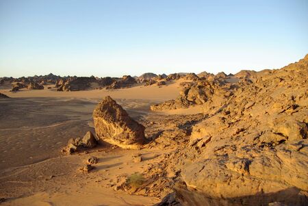 Desert in Libyaの写真素材