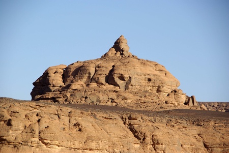 Rock in Libyaの写真素材