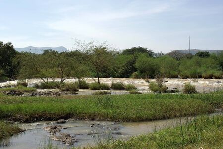 River in Ethiopia, Africaの写真素材