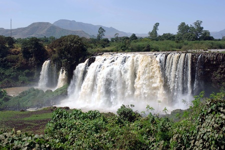 Waterfalls in Ethiopiaの写真素材