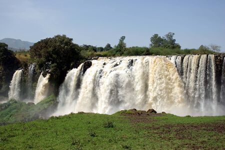Waterfalls in Ethiopiaの写真素材