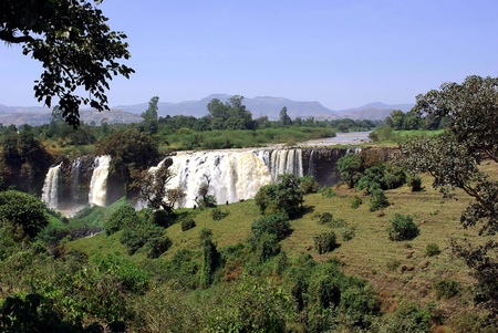 Waterfalls in Ethiopiaの写真素材