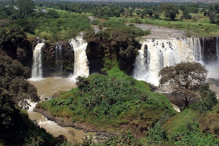 Waterfalls in Ethiopiaの写真素材