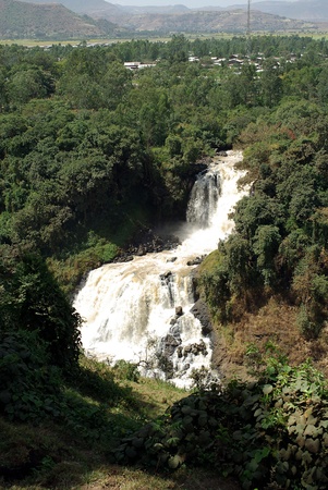 Waterfalls in Ethiopiaの写真素材