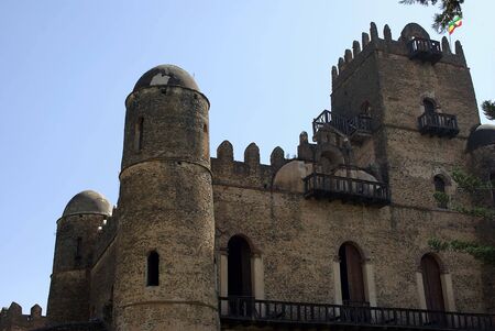 Gondar castle, Ethiopiaの写真素材