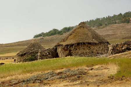 Village in Ethiopiaの写真素材