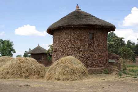 Village in Ethiopiaの写真素材