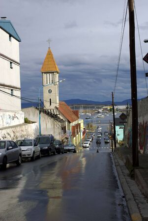 Street in Ushuaiaの写真素材