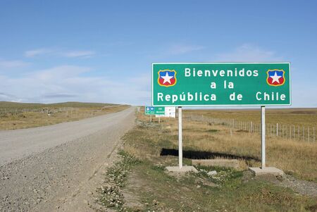Road in Chileの写真素材