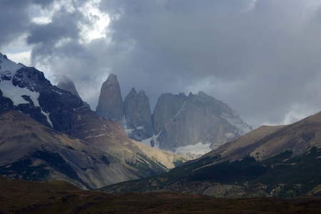 Peaks in Chileの写真素材