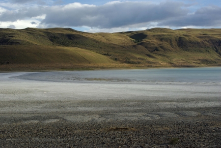 Lake in Chileの写真素材