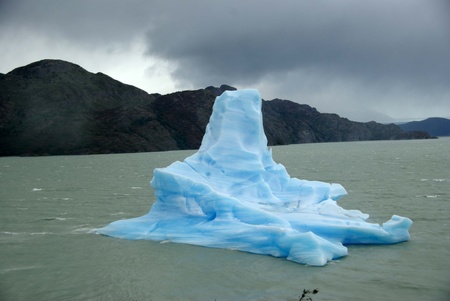 Iceberg in Chileの写真素材