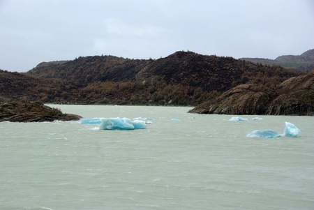 Icebergs in Chileの写真素材