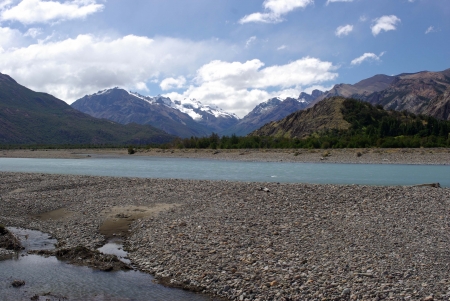 River in Patagoniaの写真素材